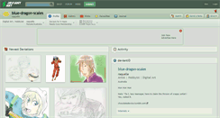 Desktop Screenshot of blue-dragon-scales.deviantart.com