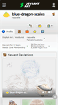 Mobile Screenshot of blue-dragon-scales.deviantart.com