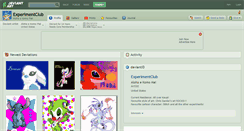Desktop Screenshot of experimentclub.deviantart.com