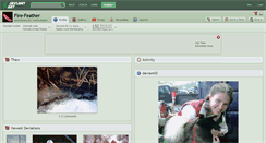 Desktop Screenshot of fire-feather.deviantart.com