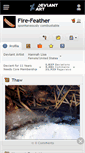 Mobile Screenshot of fire-feather.deviantart.com