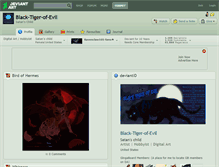 Tablet Screenshot of black-tiger-of-evil.deviantart.com