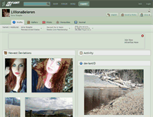 Tablet Screenshot of lillionabeleren.deviantart.com