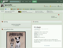 Tablet Screenshot of ligoscheffer.deviantart.com