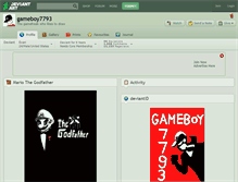Tablet Screenshot of gameboy7793.deviantart.com