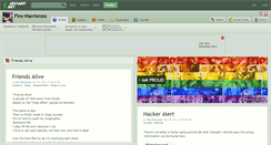 Desktop Screenshot of fire-warrioress.deviantart.com