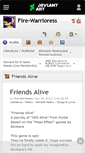 Mobile Screenshot of fire-warrioress.deviantart.com