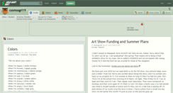 Desktop Screenshot of cosmosgrl19.deviantart.com