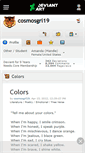 Mobile Screenshot of cosmosgrl19.deviantart.com