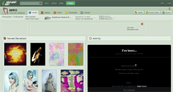 Desktop Screenshot of mhh3.deviantart.com