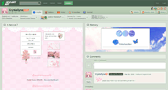 Desktop Screenshot of crystallyna.deviantart.com