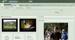 Desktop Screenshot of dannondorf.deviantart.com