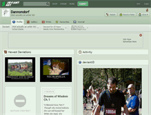 Tablet Screenshot of dannondorf.deviantart.com