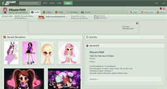 Desktop Screenshot of kitsune-petit.deviantart.com