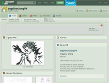 Tablet Screenshot of angelinechong94.deviantart.com