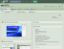 Tablet Screenshot of gottlos.deviantart.com