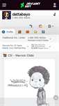 Mobile Screenshot of dattabayo.deviantart.com
