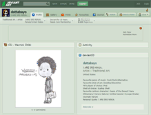 Tablet Screenshot of dattabayo.deviantart.com