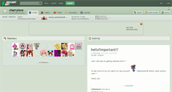 Desktop Screenshot of charrylove.deviantart.com