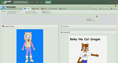 Desktop Screenshot of binkybaby.deviantart.com