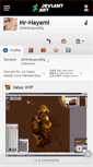 Mobile Screenshot of mr-hayami.deviantart.com