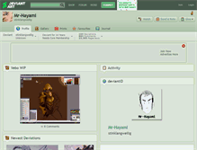 Tablet Screenshot of mr-hayami.deviantart.com