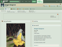 Tablet Screenshot of morgan-stargrove.deviantart.com