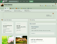 Tablet Screenshot of floor-essence.deviantart.com