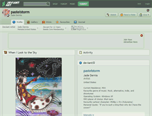 Tablet Screenshot of pastelstorm.deviantart.com