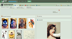 Desktop Screenshot of bunbunsupreme.deviantart.com