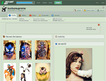 Tablet Screenshot of bunbunsupreme.deviantart.com