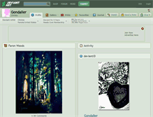 Tablet Screenshot of gondalier.deviantart.com