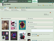 Tablet Screenshot of more-badah.deviantart.com