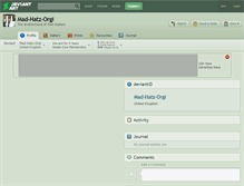 Tablet Screenshot of mad-hatz-orgi.deviantart.com