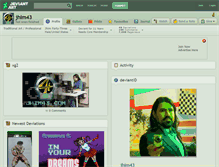 Tablet Screenshot of jhim43.deviantart.com