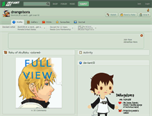 Tablet Screenshot of dnangelsora.deviantart.com