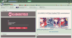 Desktop Screenshot of ilabarattolo.deviantart.com