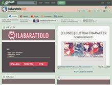 Tablet Screenshot of ilabarattolo.deviantart.com