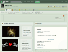Tablet Screenshot of joetexaco.deviantart.com