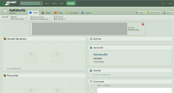 Desktop Screenshot of mattatouille.deviantart.com
