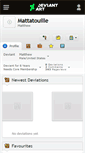 Mobile Screenshot of mattatouille.deviantart.com