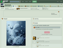 Tablet Screenshot of joycelee.deviantart.com