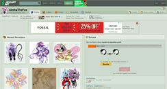 Desktop Screenshot of aleshathefox.deviantart.com