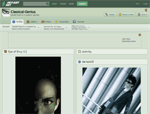 Tablet Screenshot of classical-genius.deviantart.com