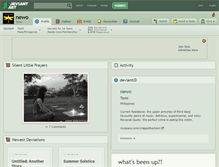Tablet Screenshot of newo.deviantart.com