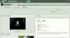 Desktop Screenshot of darkangel13o.deviantart.com