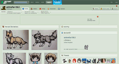 Desktop Screenshot of animefan1863.deviantart.com