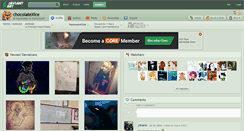 Desktop Screenshot of chocolatexice.deviantart.com