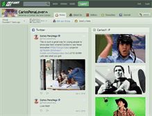 Tablet Screenshot of carlospenalover.deviantart.com