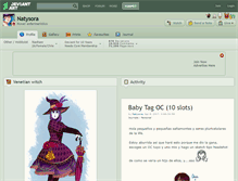 Tablet Screenshot of natysora.deviantart.com